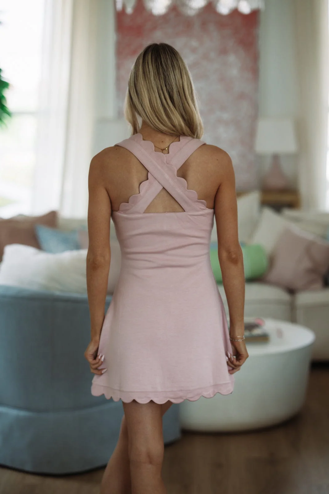 Addison Romper Dress - Rose Lavender - Image 3