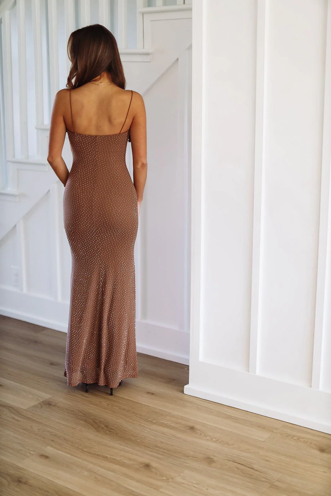 Always Worth It Maxi Dress - Mocha - Image 5