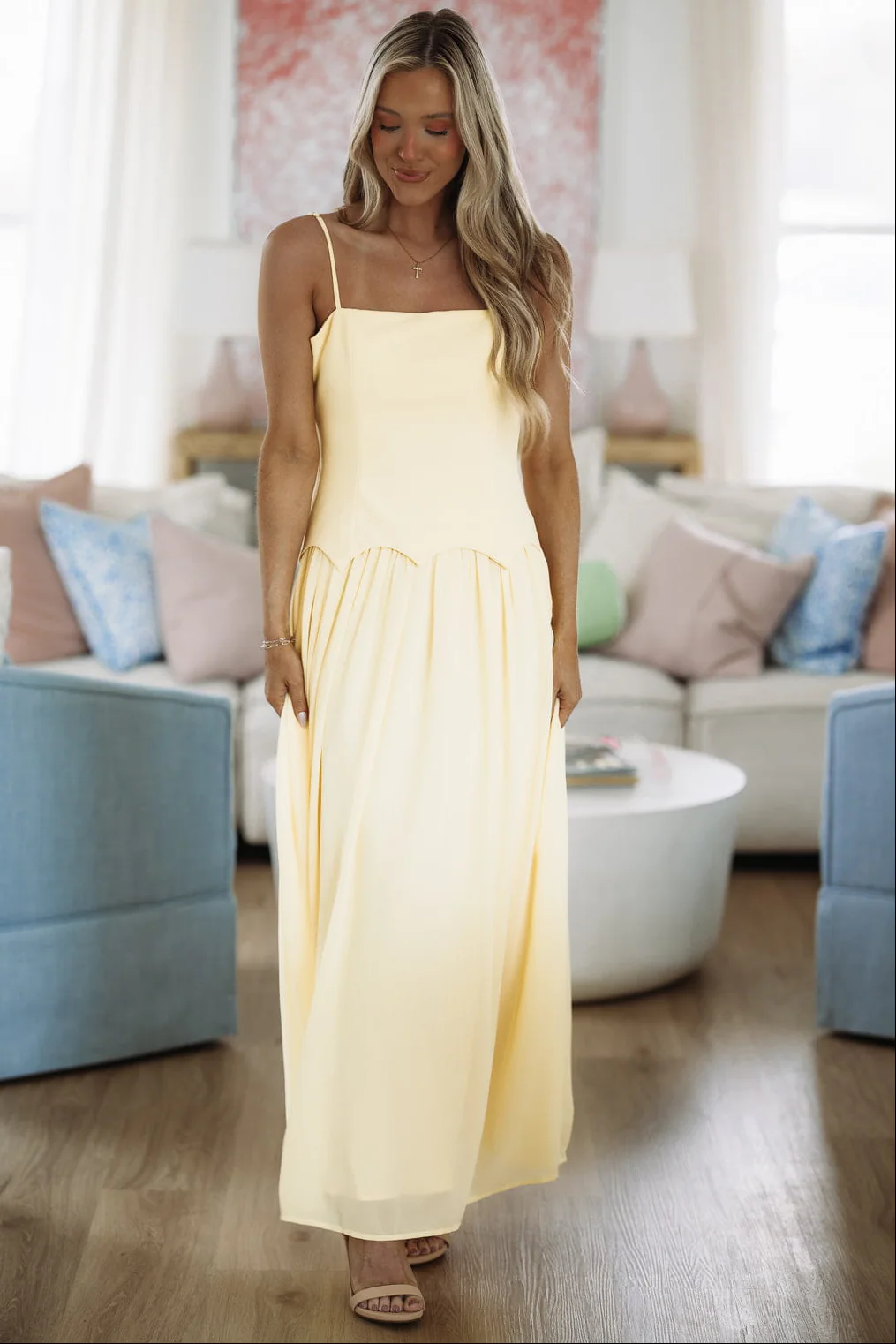 Avalon Breeze Maxi Dress - Yellow - Image 2