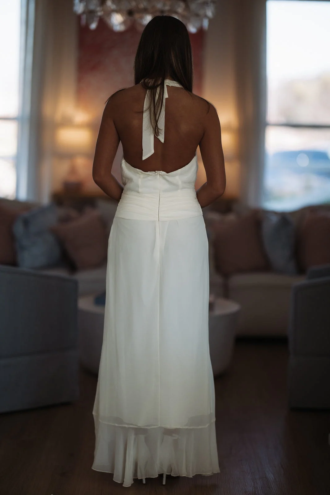 Back In Love Maxi Dress - Cream - Image 4