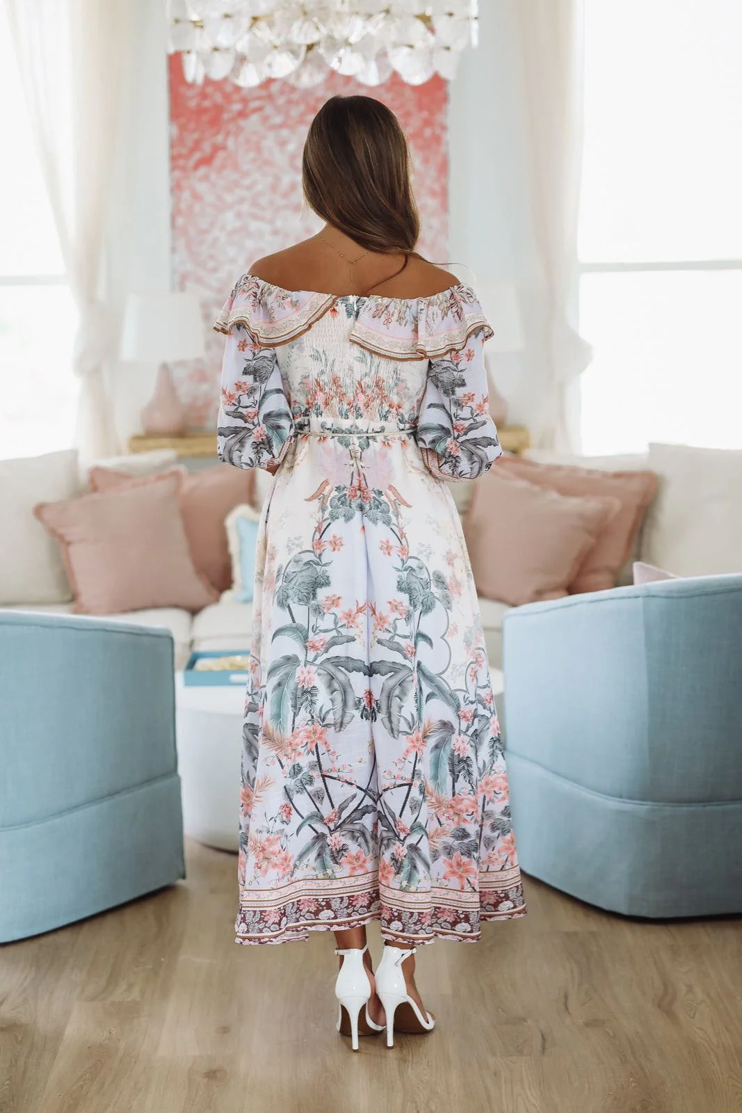 Bora Bora Bound Maxi Dress - Purple, Orange and Pink - Image 4