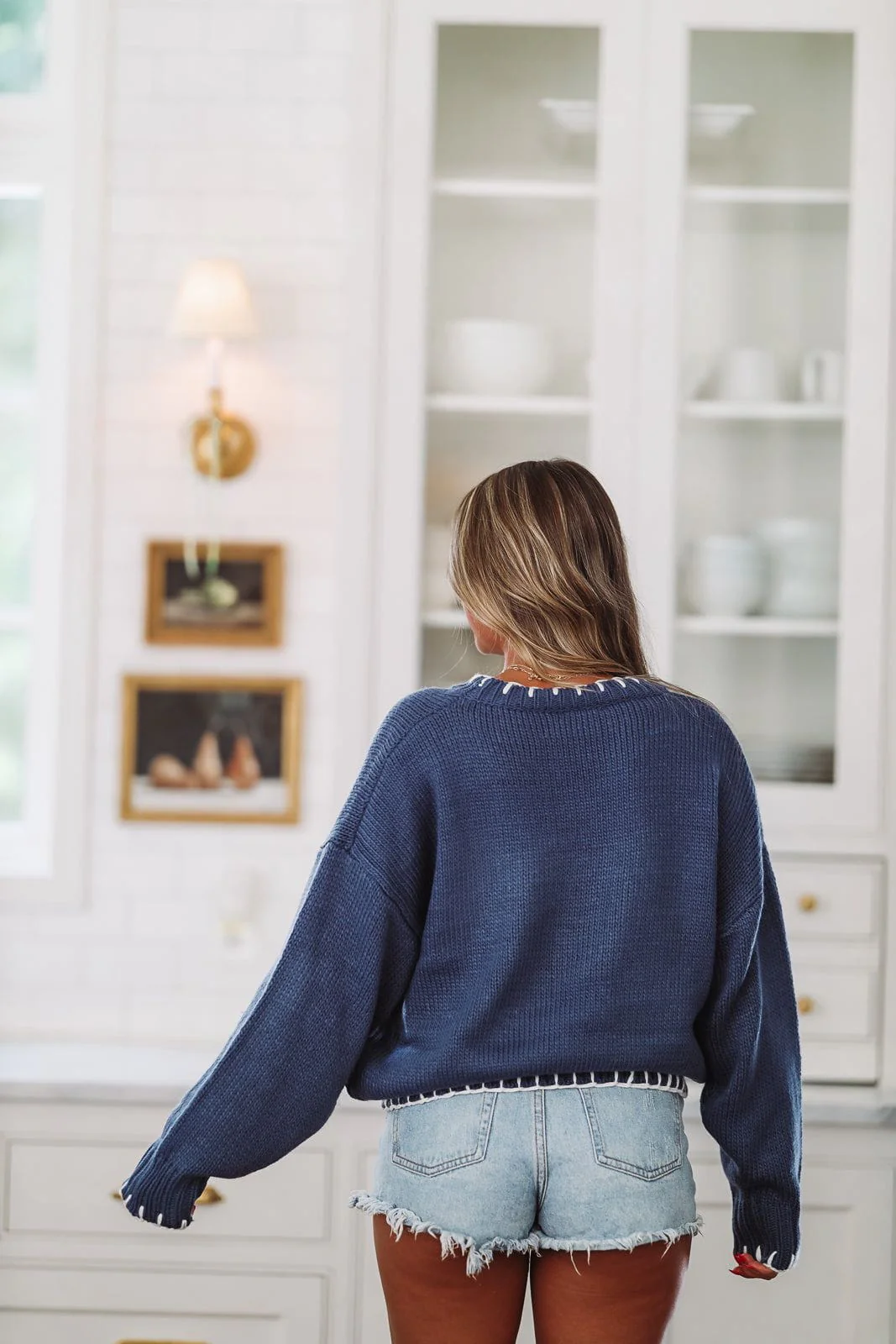 Bowtacular Sweater - Navy - Image 3