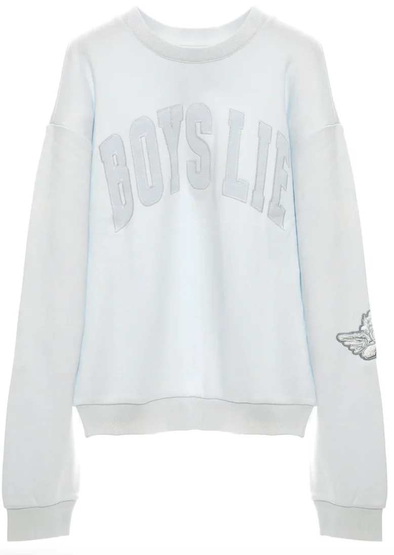 Boys Lie Icy Blue Kara Crewneck - Light Blue - Image 2
