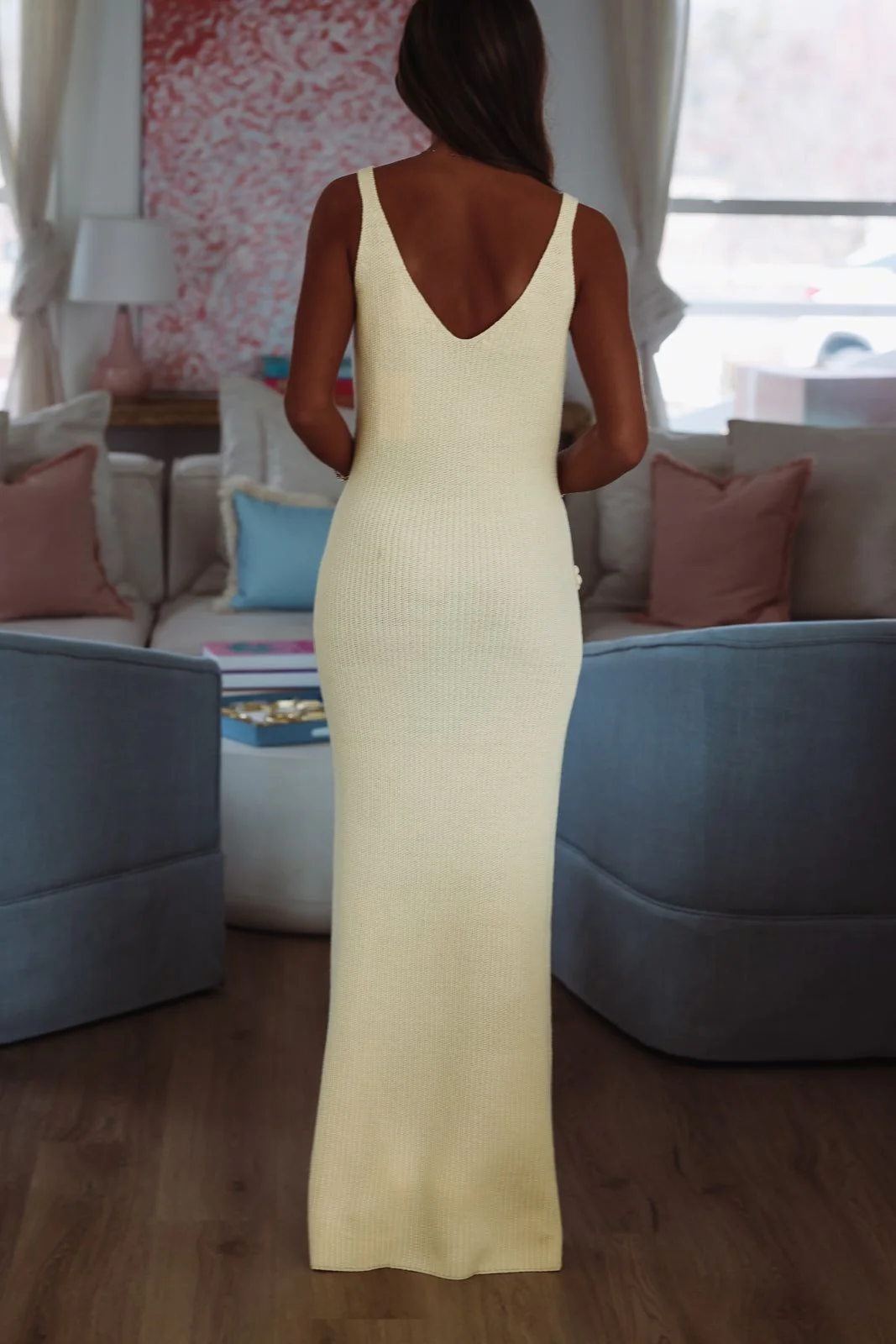Burst Your Bubble Maxi Dress By Line and Dot - Yellow - Image 4