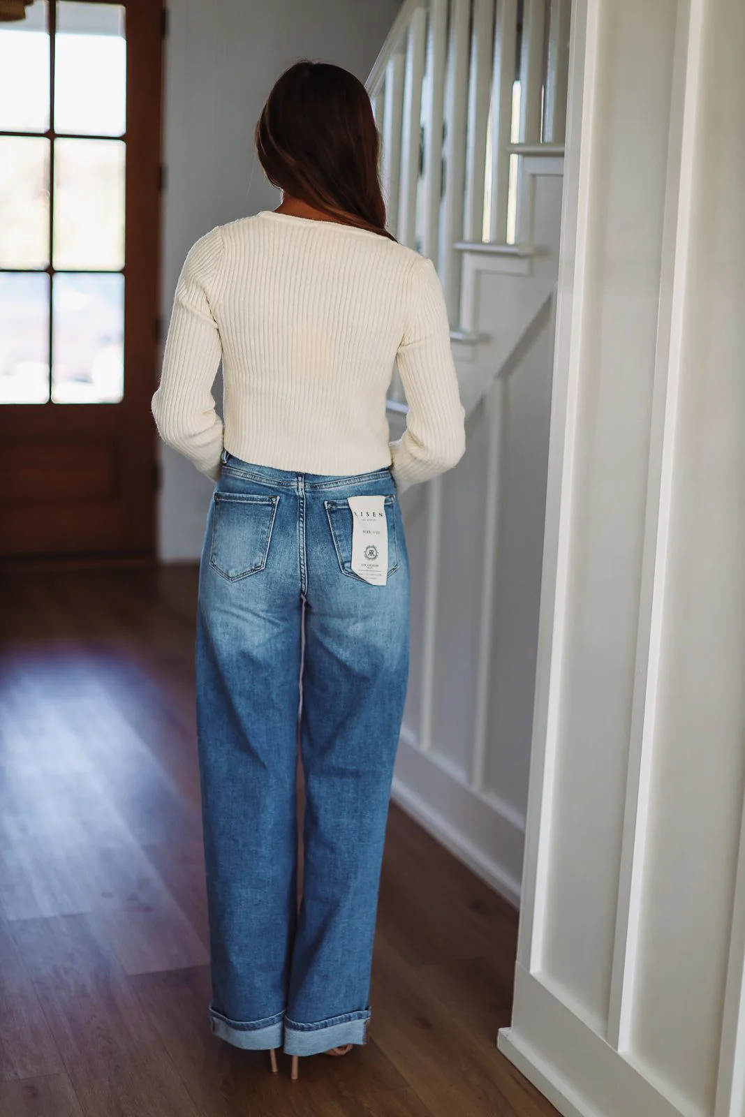 Call From Fall Crop Top - Cream - Image 3
