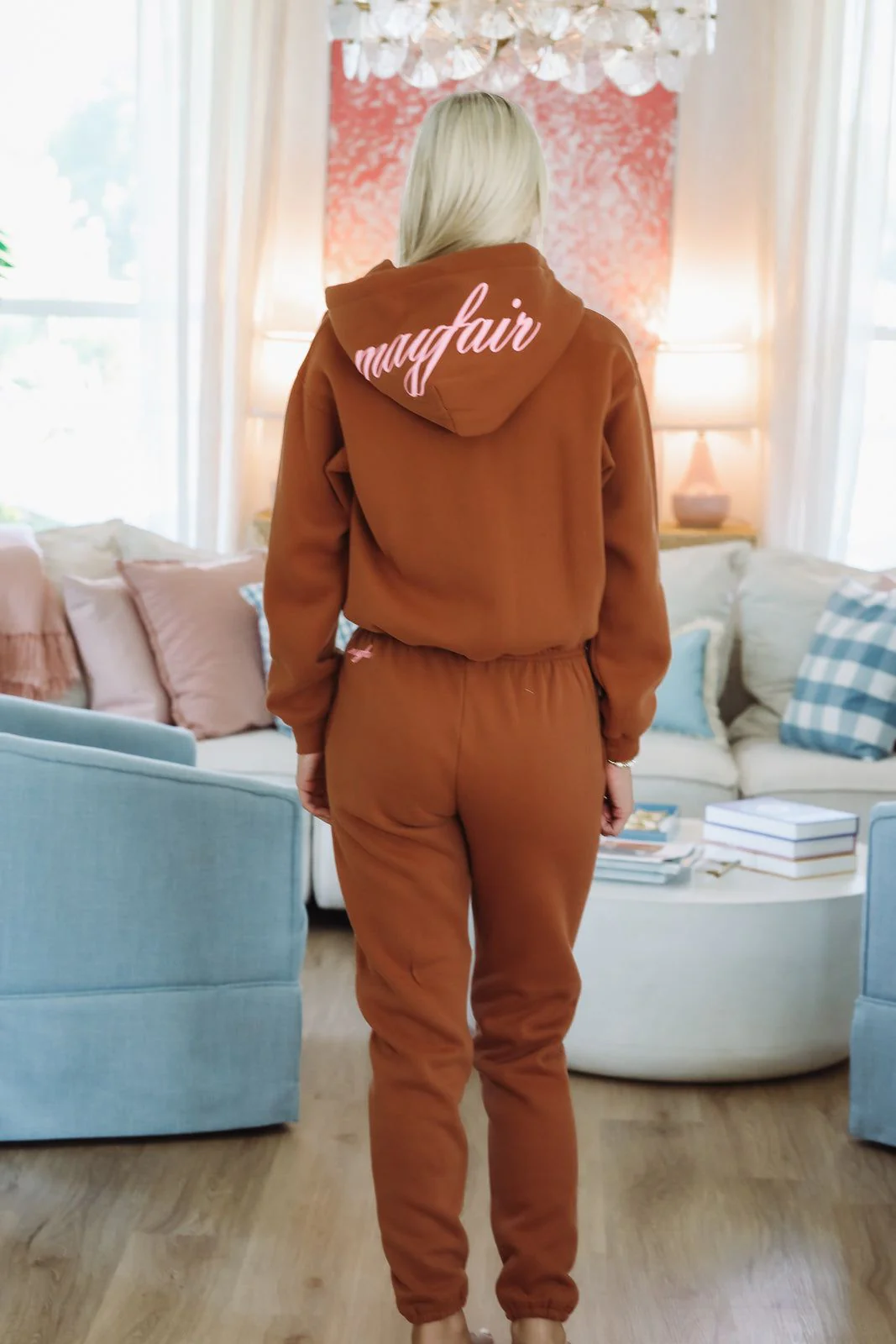 Canceled Plans Women's Me Day Zip Hoodie By Mayfair Group - Cinnamon - Image 3