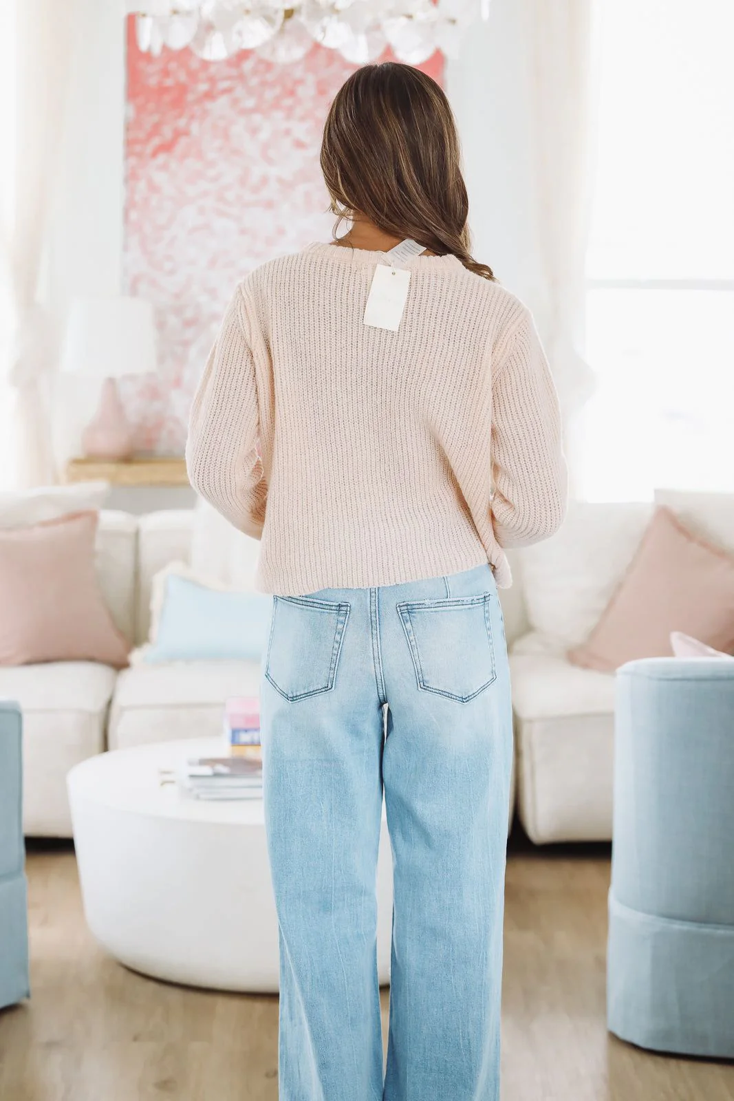 Carried Away Cardigan - Blush - Image 3