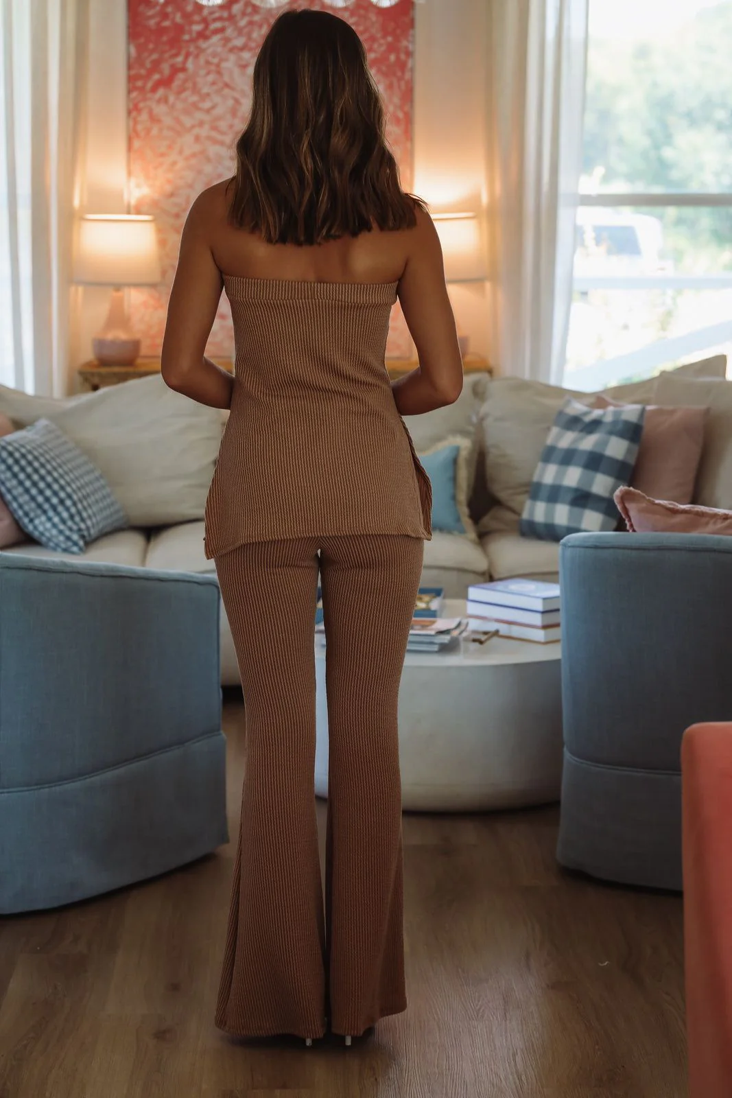 Chilly Top and Pant Set -  Mocha - Image 4