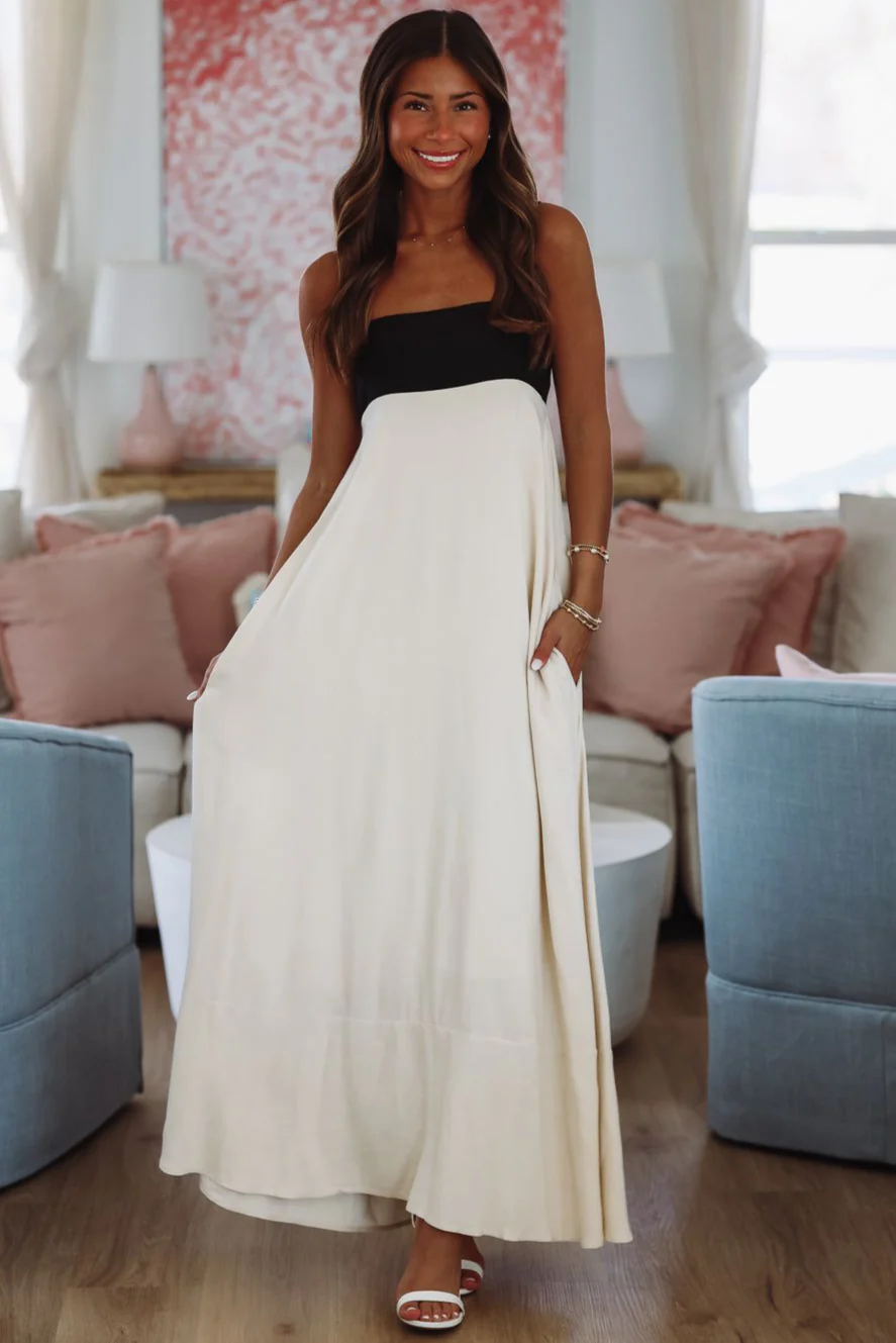 Clove Maxi Dress - Ecru