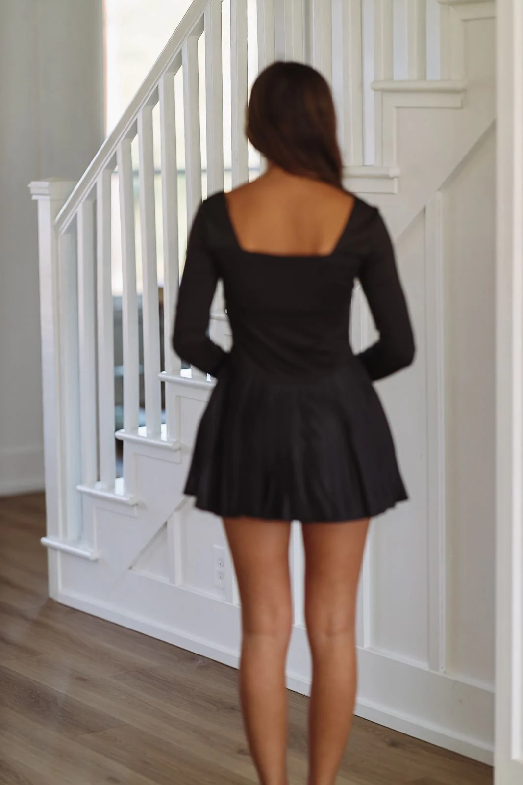 Crush on the Court Active Mini Dress - Black - Image 2
