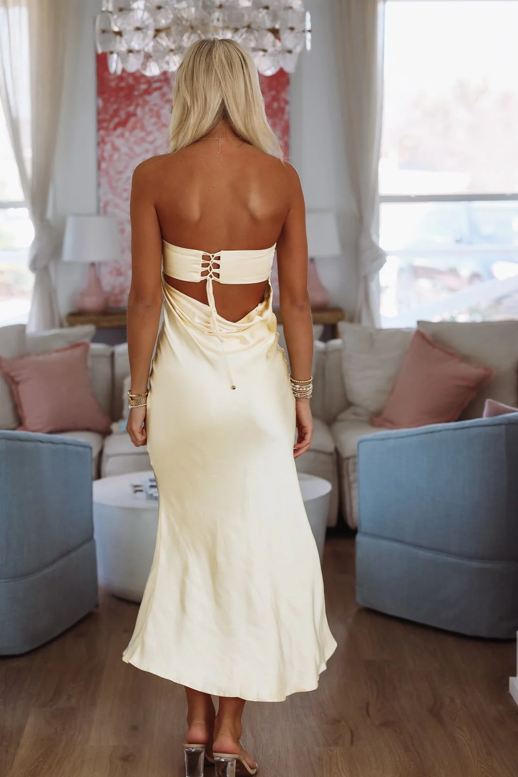 Daffodil Maxi Dress - Yellow - Image 3