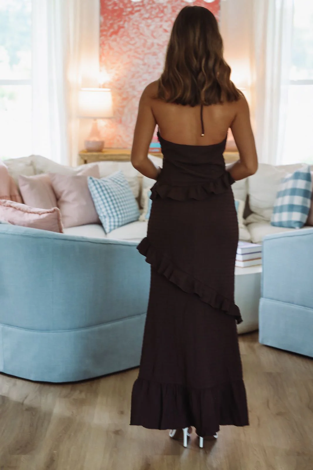 Daydream Feeling Maxi Dress - Brown - Image 3