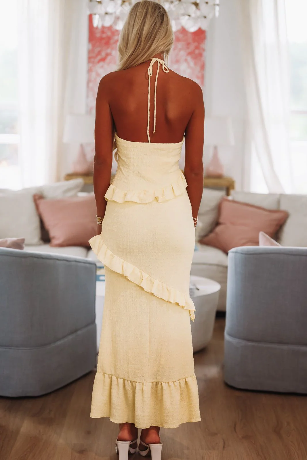 Daydream Feeling Maxi Dress - Yellow - Image 3