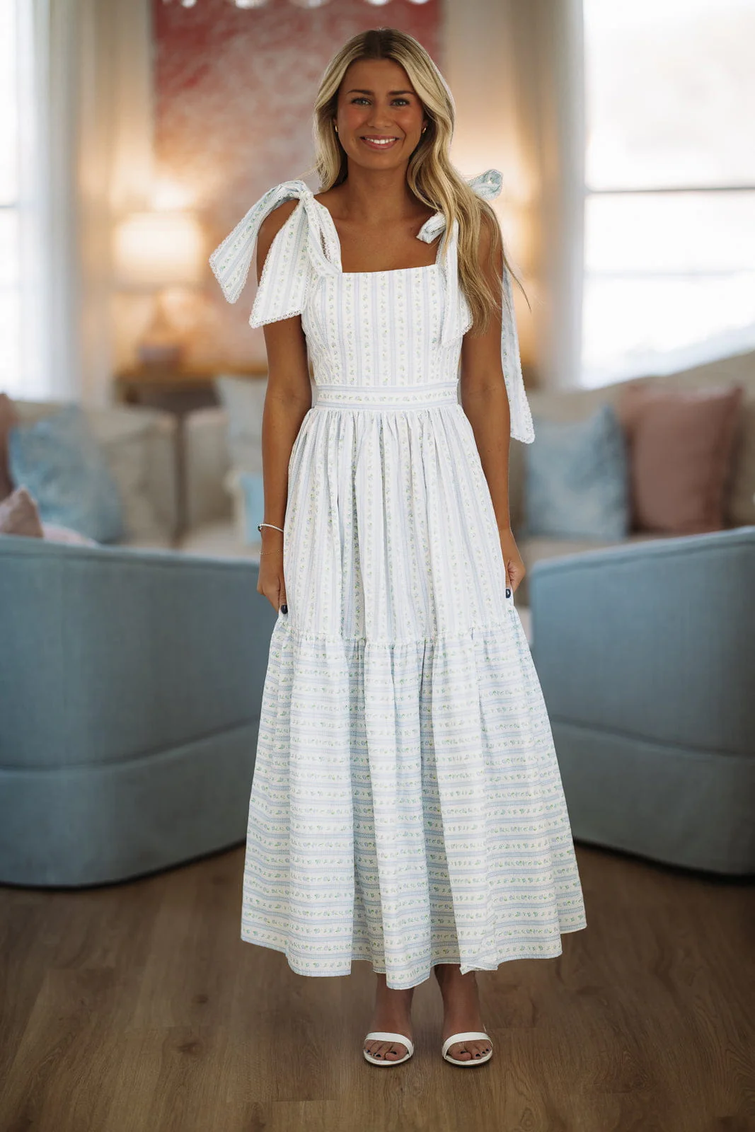 Divine Diva Midi Dress - Blue - Image 2