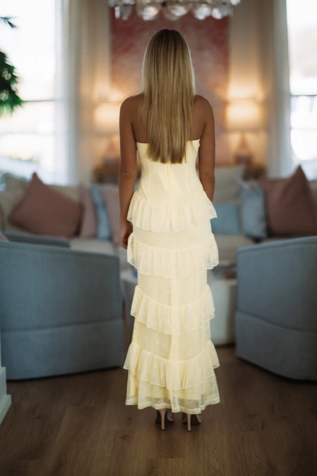 Dreams in Motion Maxi Dress - Butter Yellow - Image 4