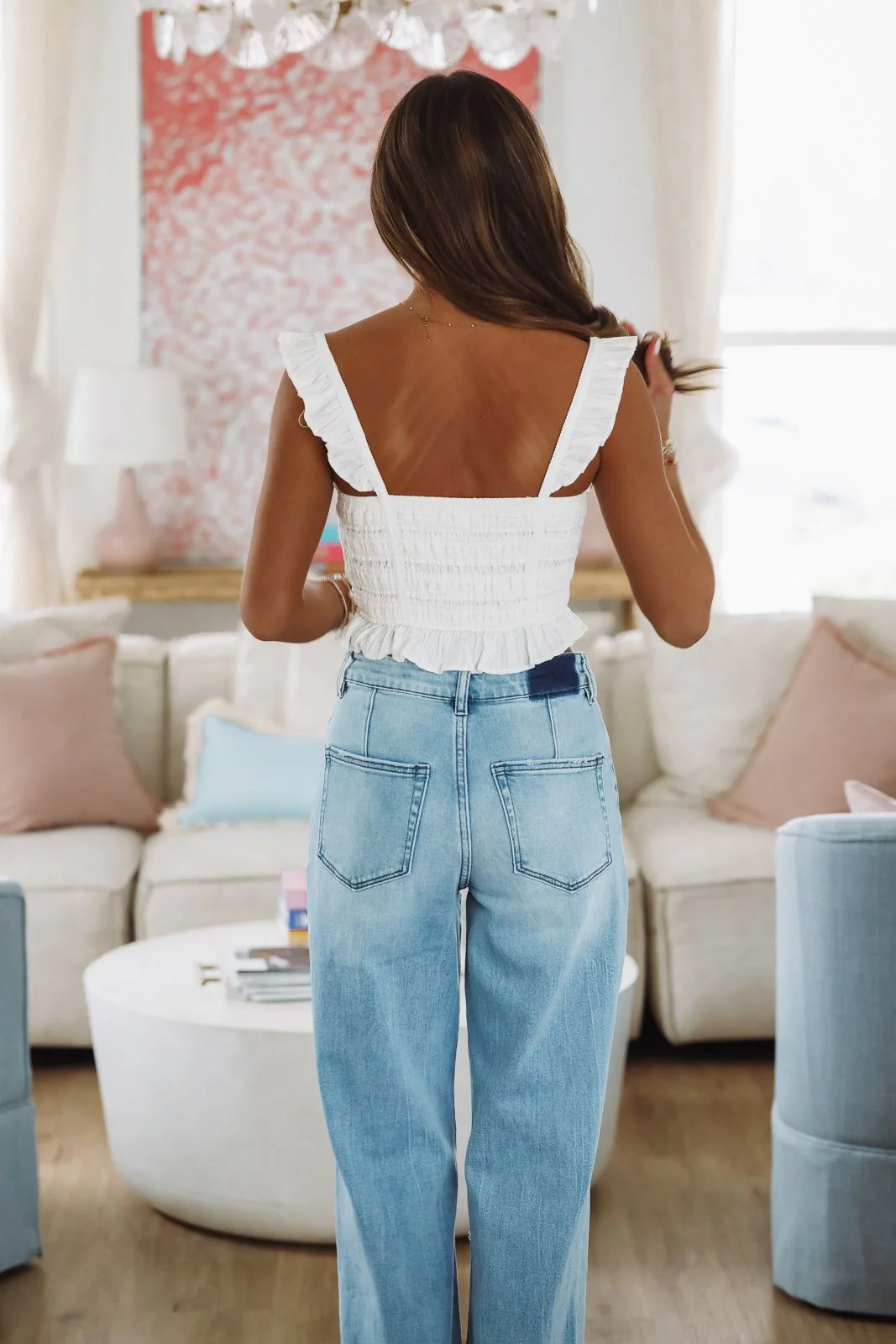 Eternal Summer Crop Top - White - Image 2