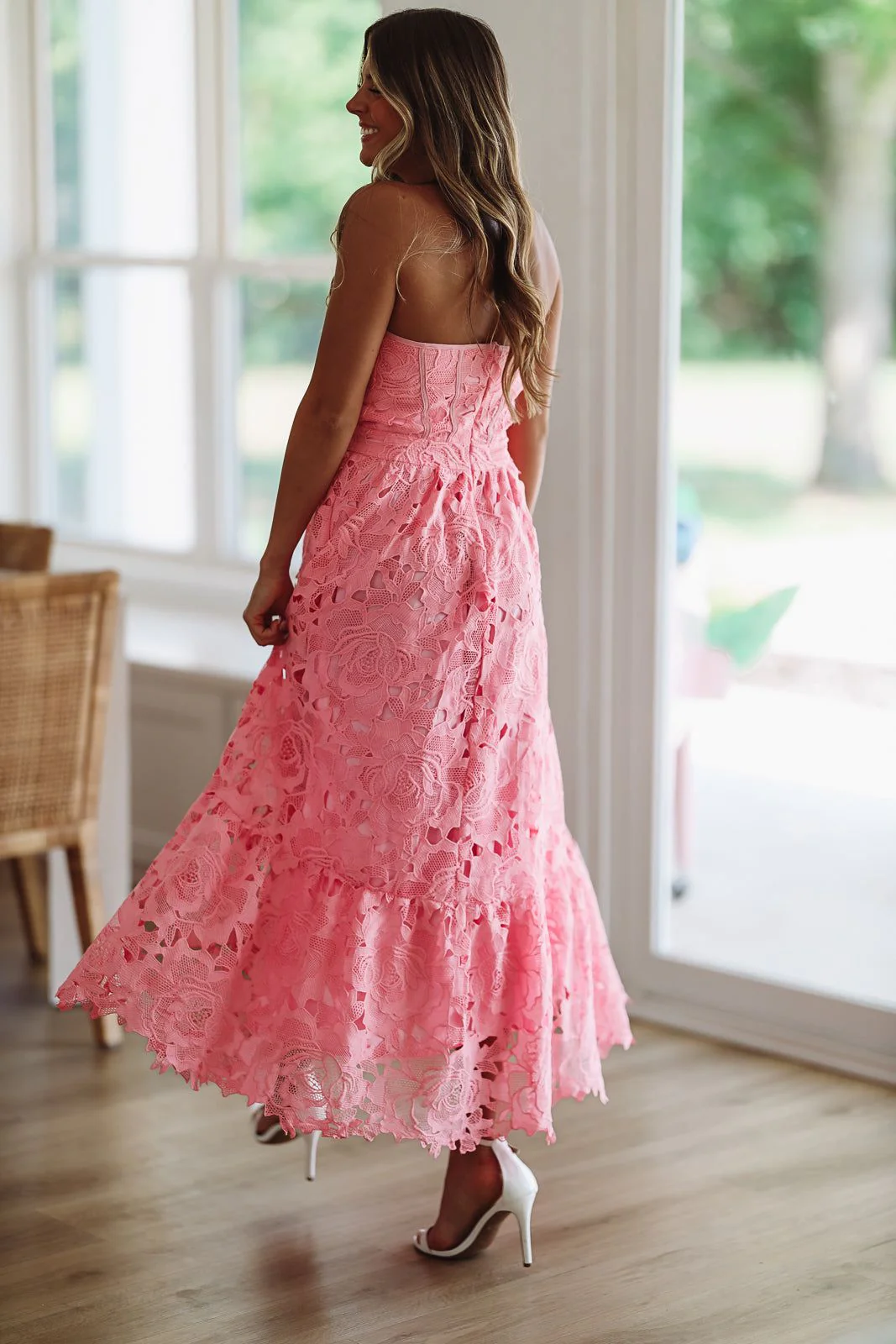 Exceeding Your Expectations Maxi Dress - Pink - Image 3