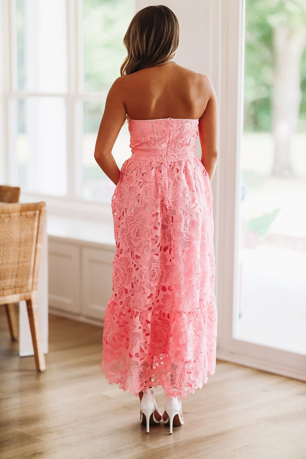 Exceeding Your Expectations Maxi Dress - Pink - Image 4