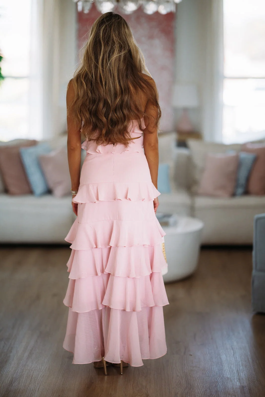 First Class Maxi Dress - Pink - Image 3