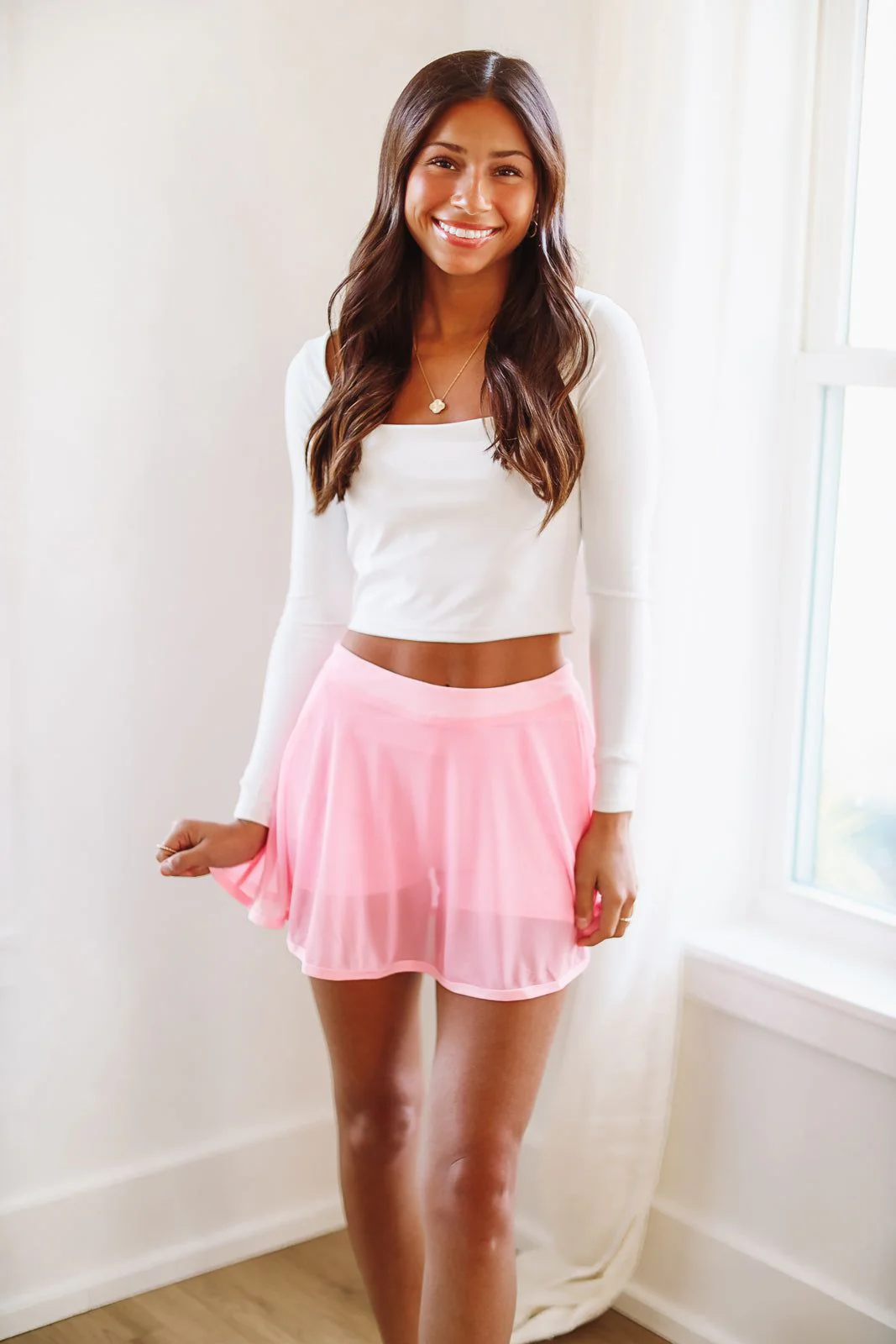 First Position Active Skort - Pink (FINAL SALE) - Image 3