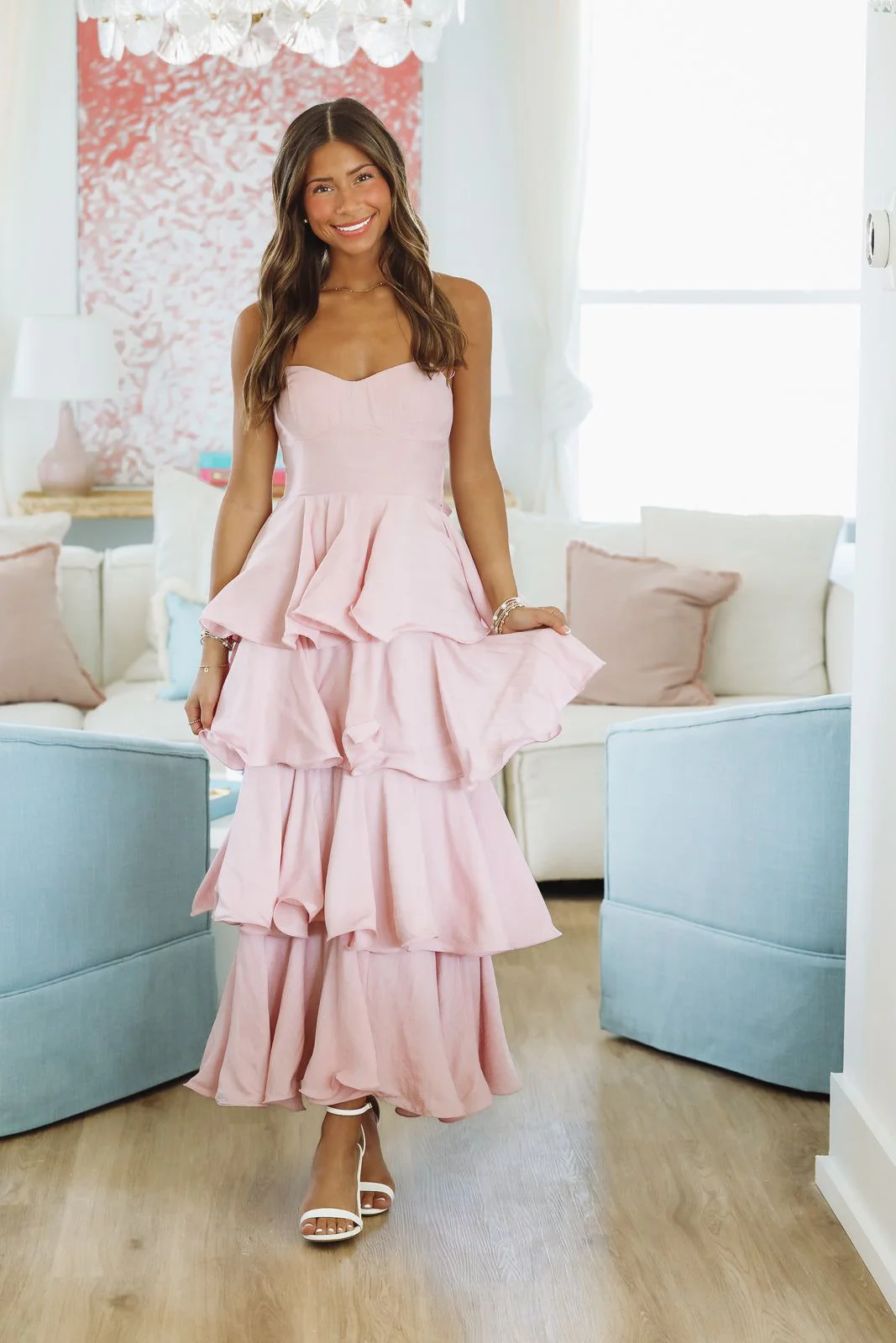 For Always Maxi Dress - Pink - Image 3