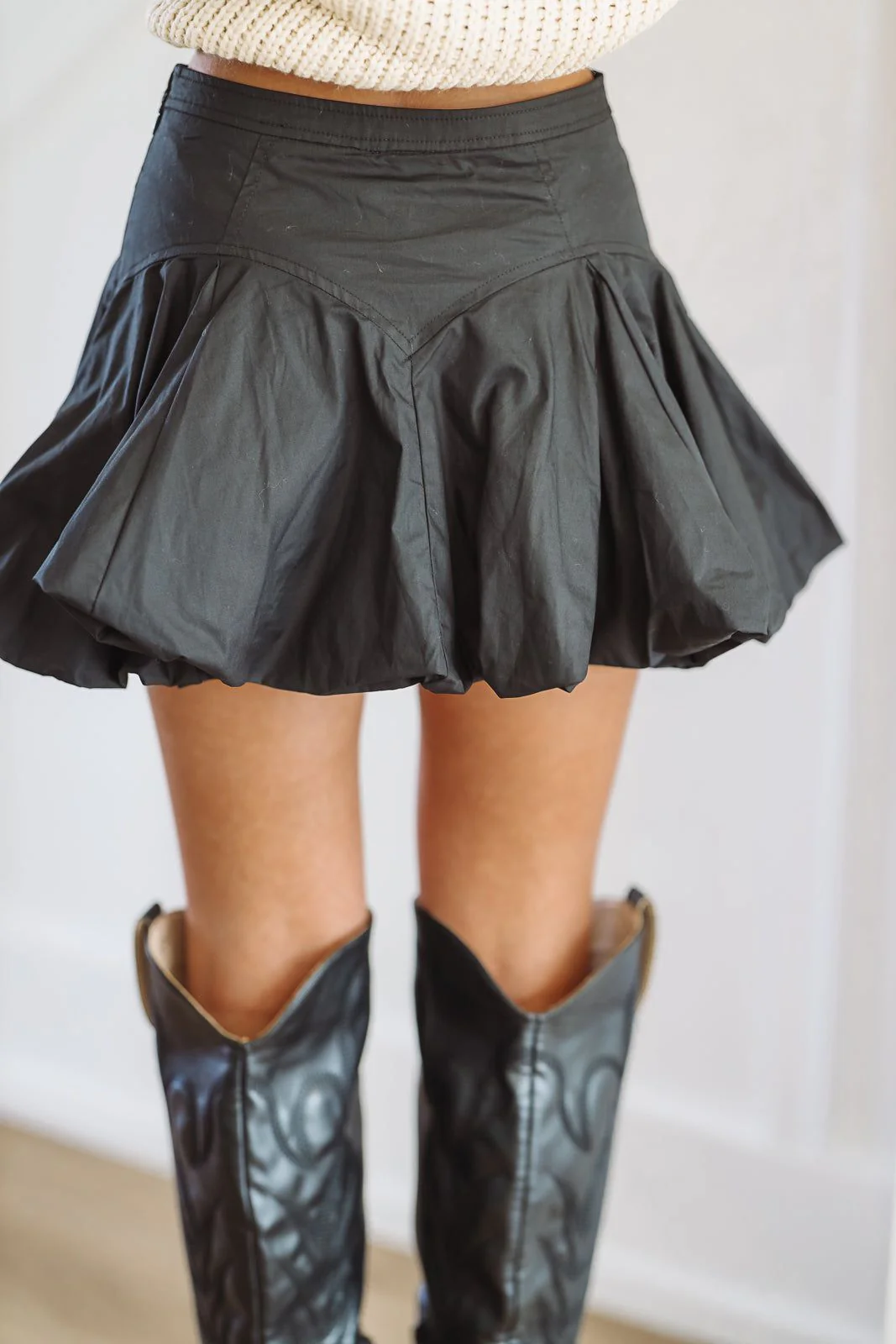 Force of Nature Mini Skirt - Black - Image 3