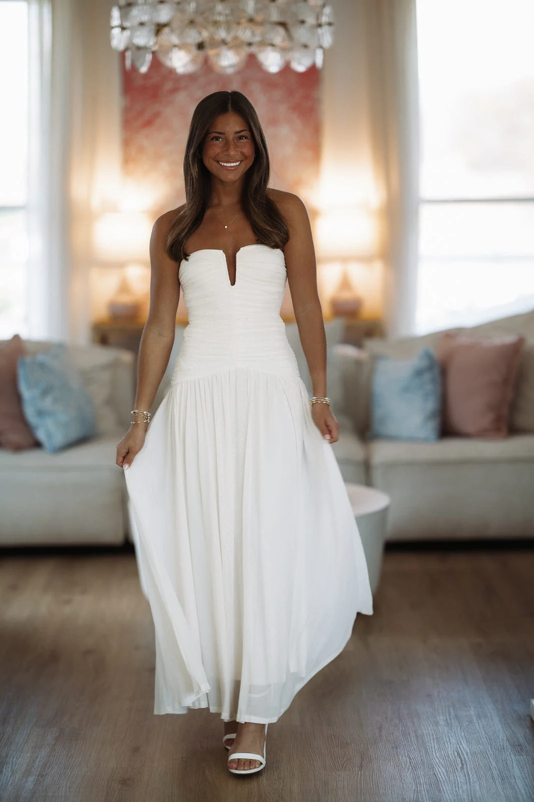 Forever Begins Maxi Dress - Ivory - Image 2