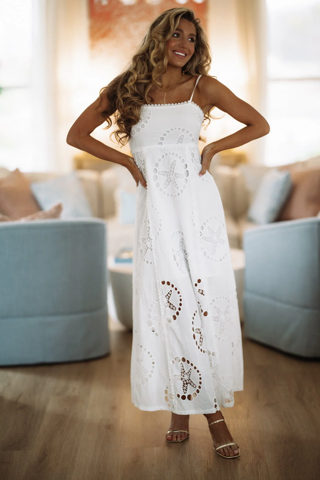 Happy Days Ahead Maxi Dress - White - Image 2