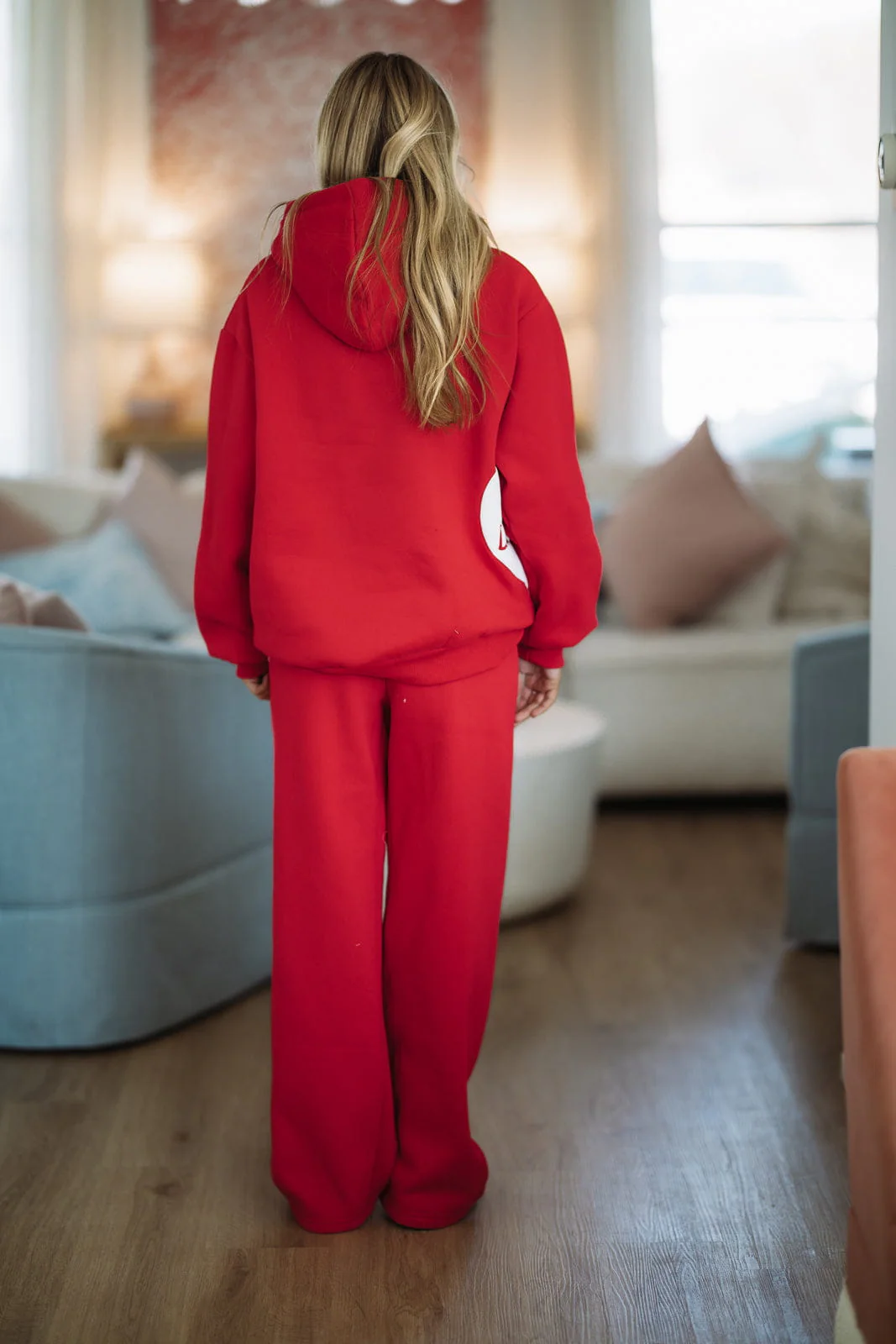 Heartfelt Sweatpants by Happy Camper - Red - Image 2