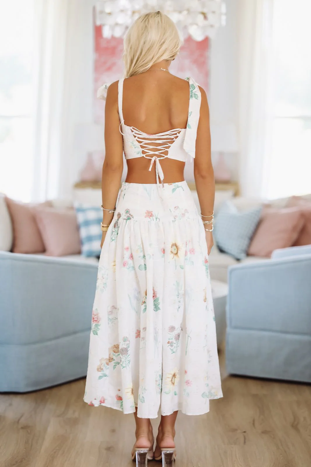 Hello Beautiful Bustier Top - Cream - Image 4