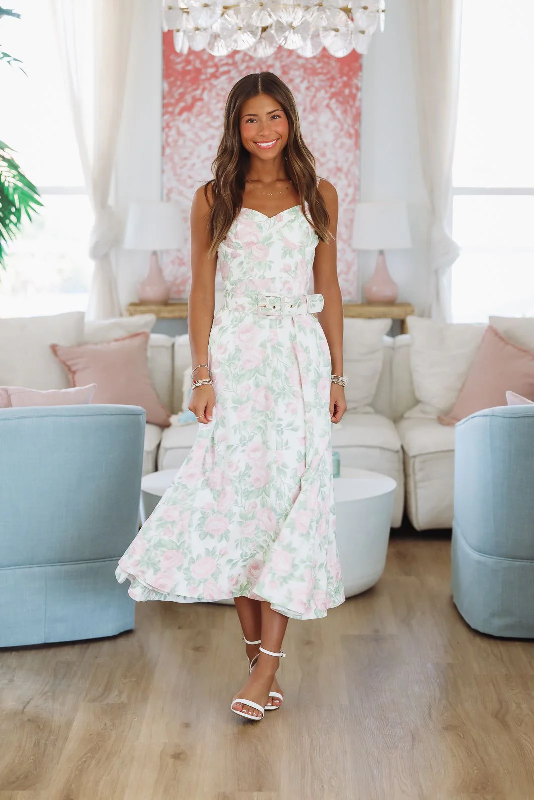 Hibiscus Maxi Dress - Rose Pink - Image 2