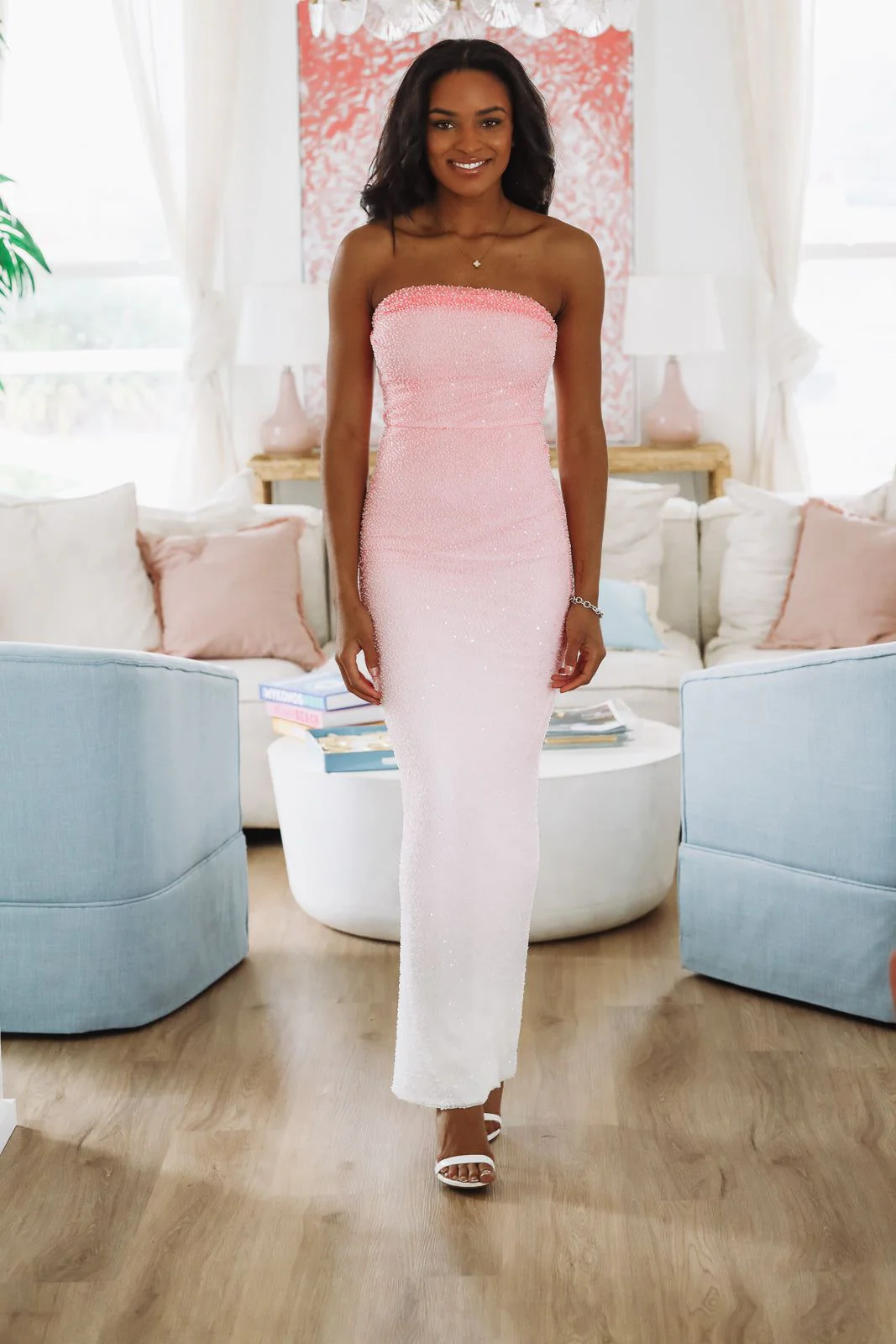 I'm Gorgeous Maxi Dress - Pink - Image 2