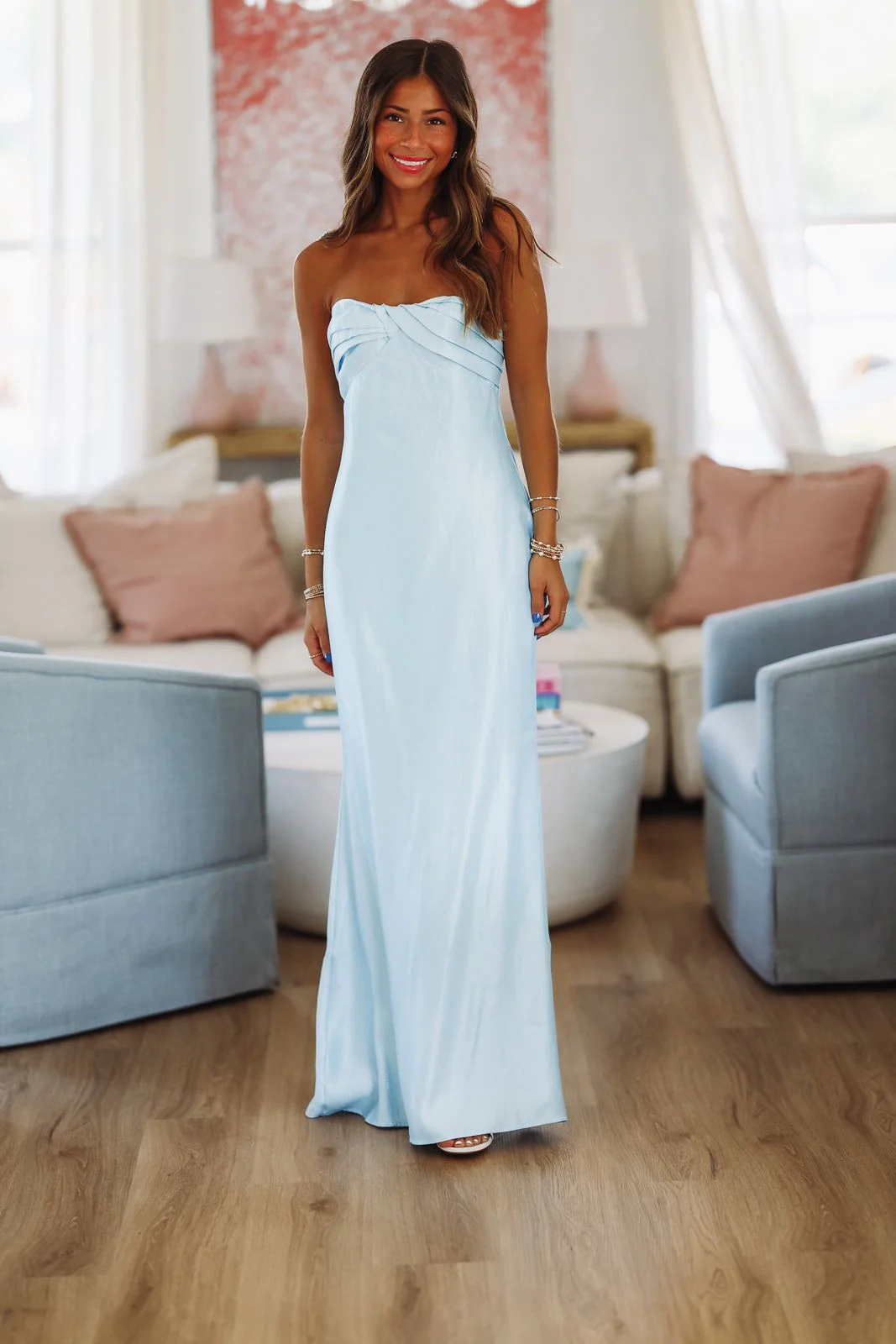In Love With You Maxi Dress - Blue - Image 2