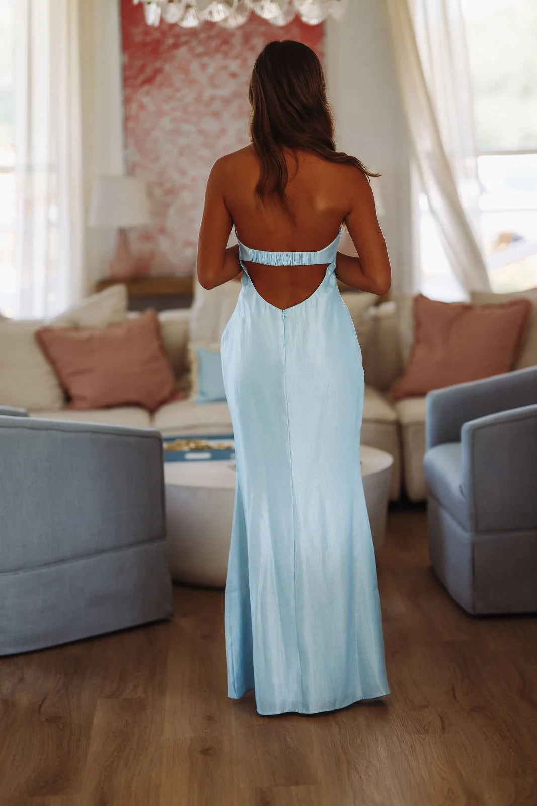 In Love With You Maxi Dress - Blue - Image 3