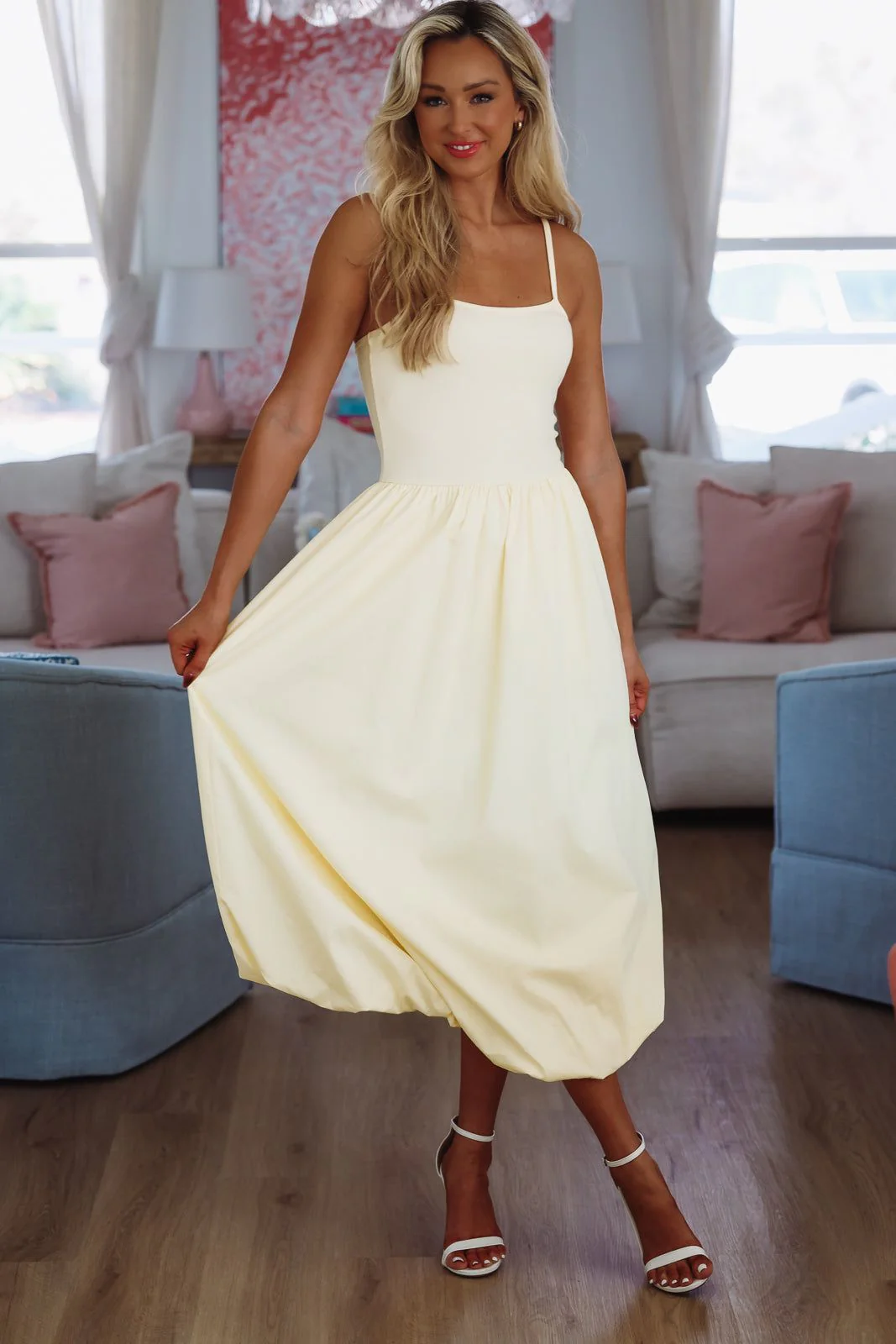 It's a Good Day Maxi Dress - Yellow - Image 3