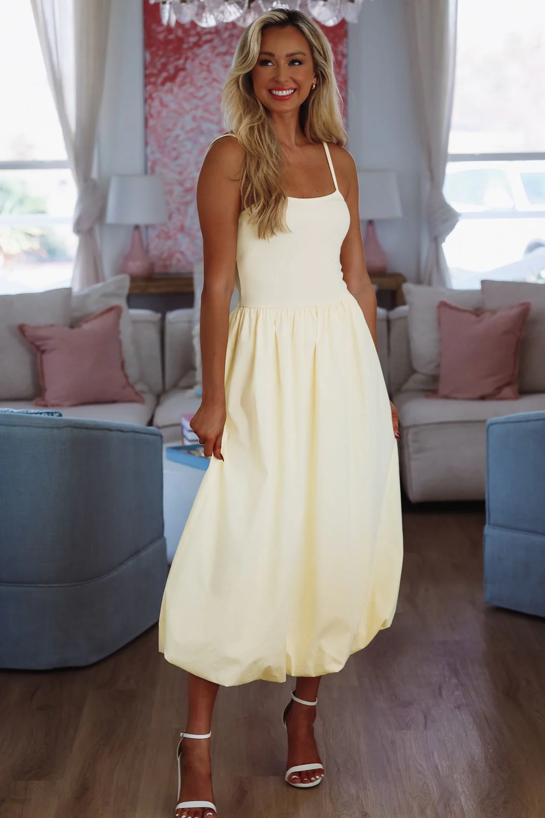 It's a Good Day Maxi Dress - Yellow - Image 5