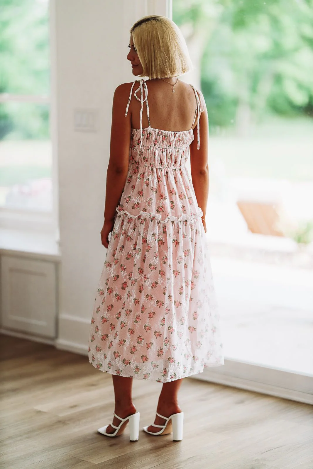 L-Z Day Midi Dress - Pink - Image 6