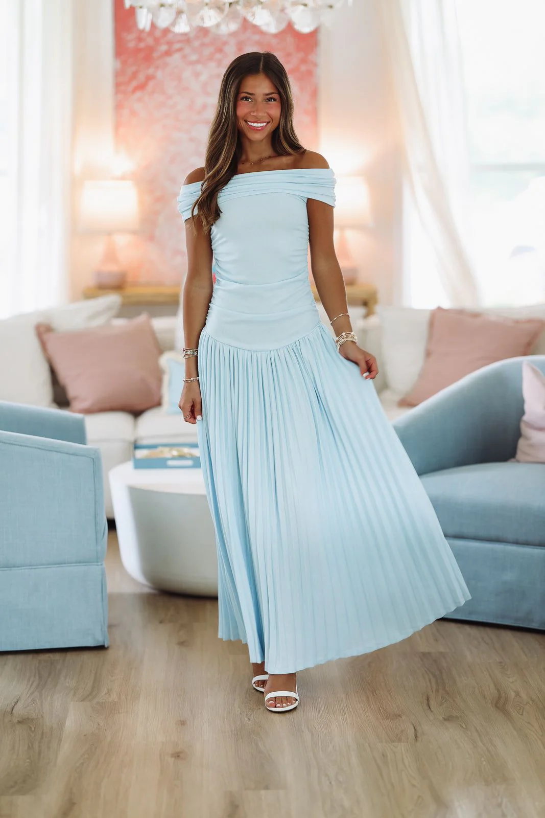 Laken Maxi Dress - Blue - Image 3