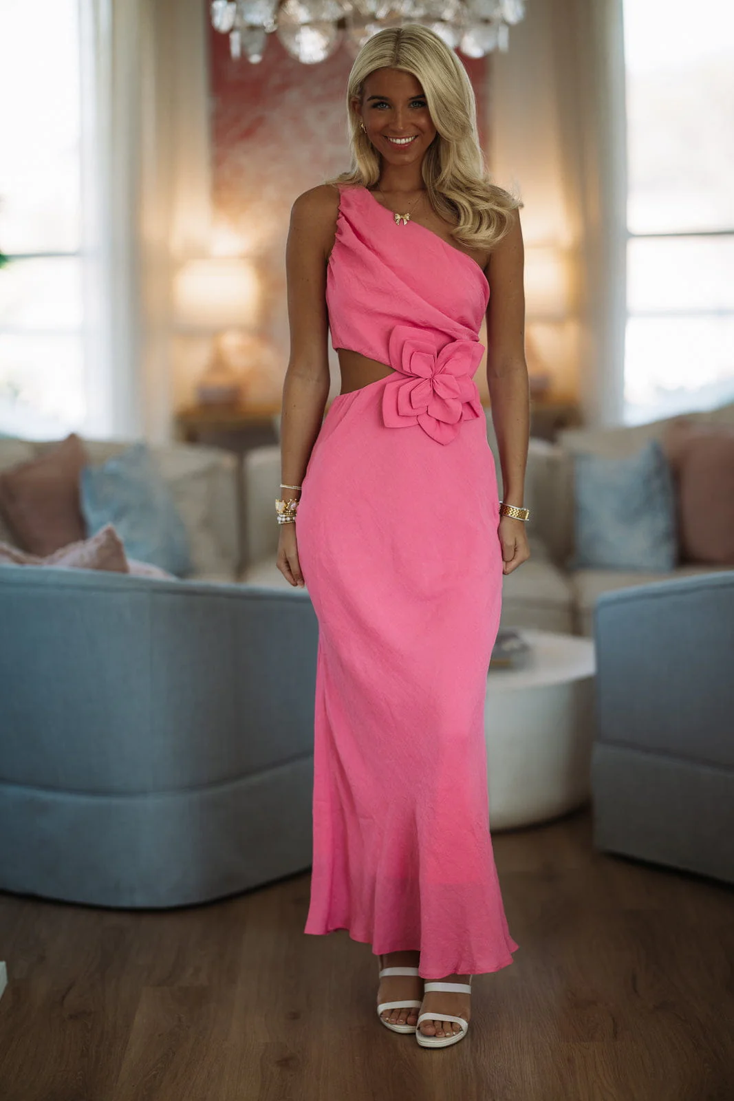 Love & Affection Maxi Dress - Hot Pink - Image 3