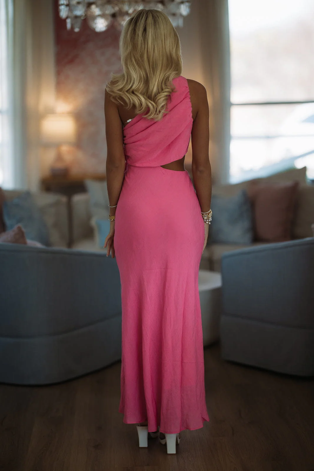 Love & Affection Maxi Dress - Hot Pink - Image 4