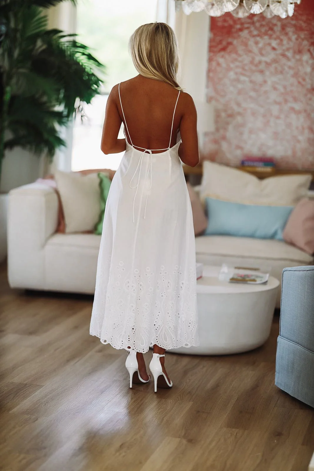 Love Language Maxi Dress - White - Image 3
