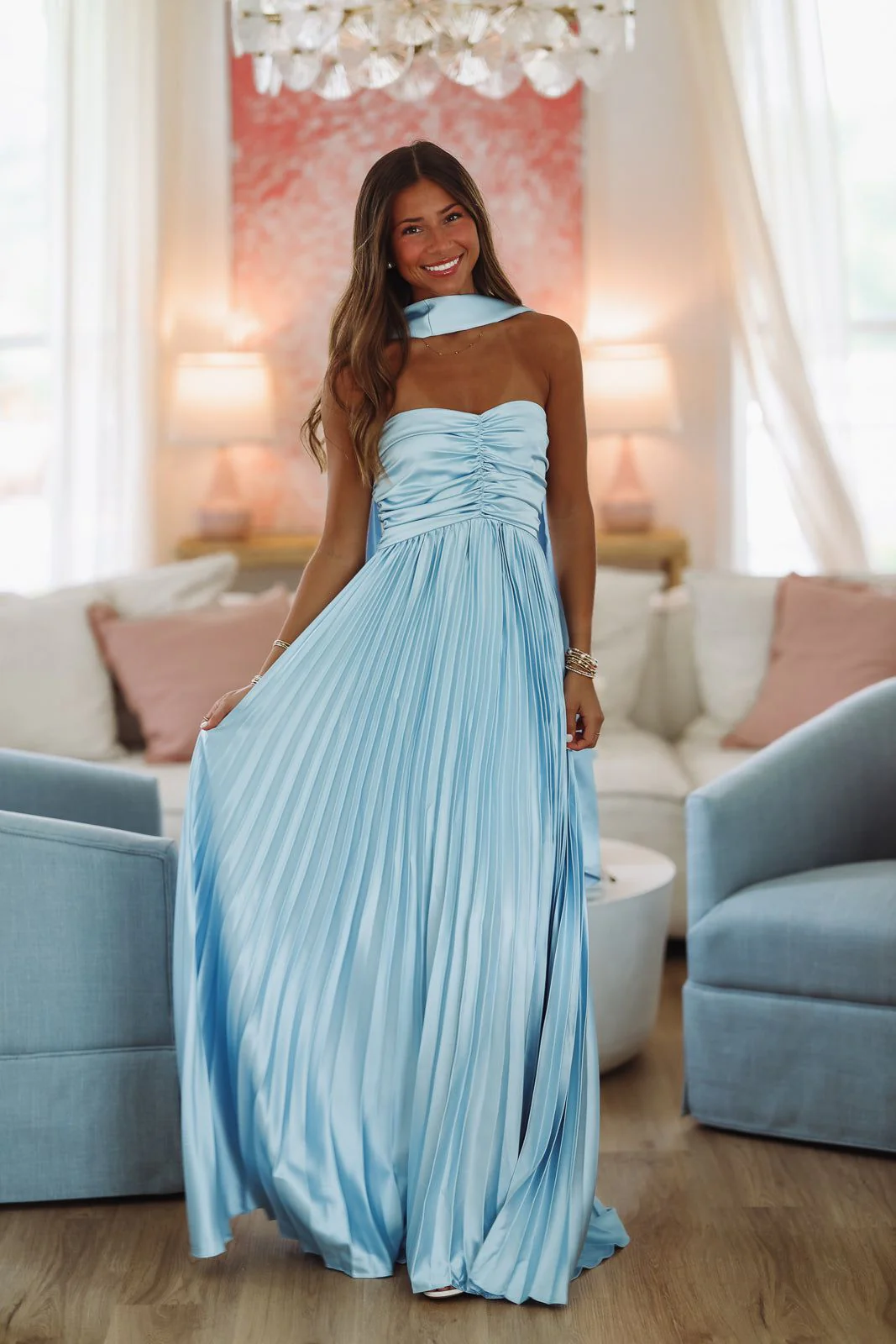 Love Like This Maxi Dress - Light Blue - Image 2