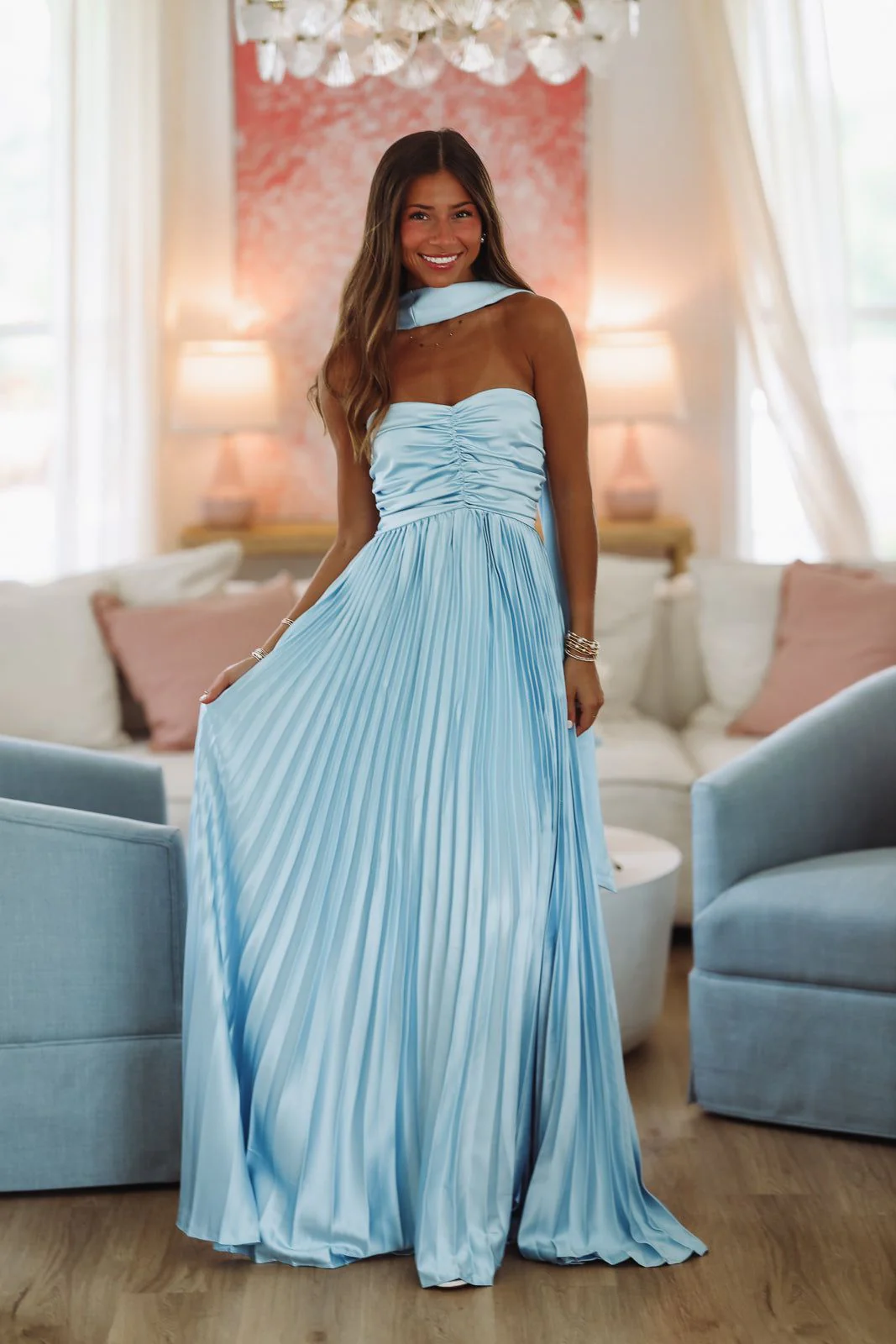 Love Like This Maxi Dress - Light Blue - Image 3