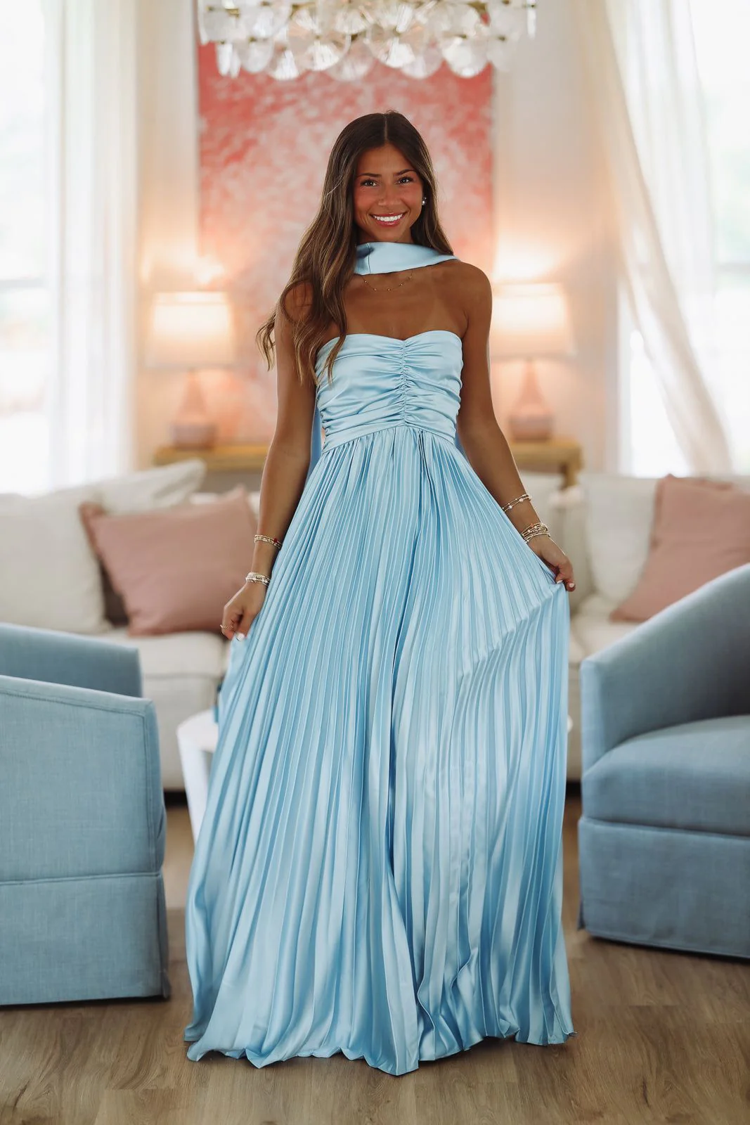 Love Like This Maxi Dress - Light Blue - Image 6