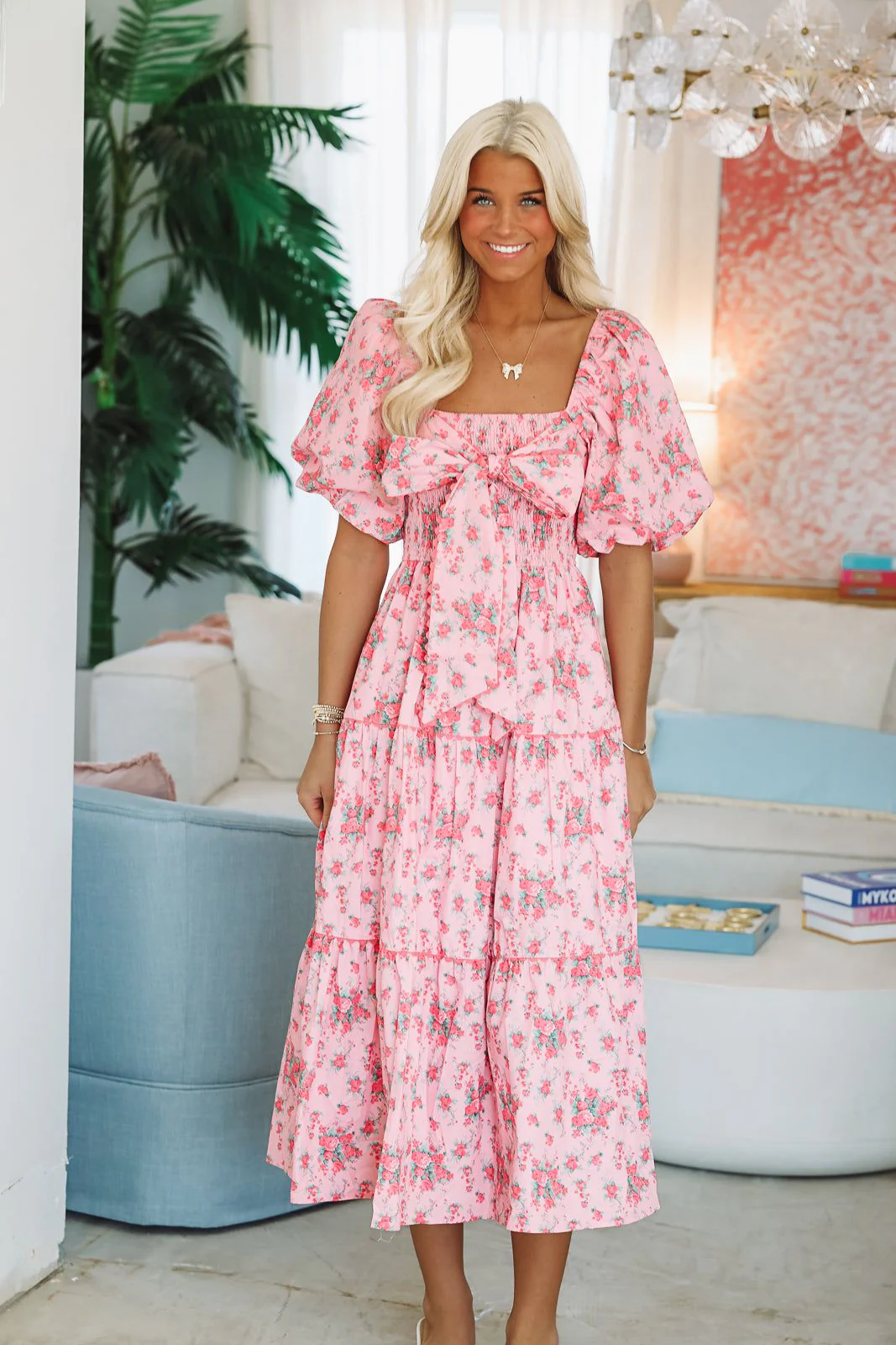 Magnolia Lane Maxi Dress - Pink - Image 2