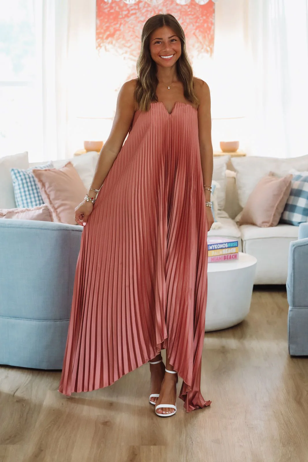 Moonlight Maxi Dress - Blush Pink - Image 2