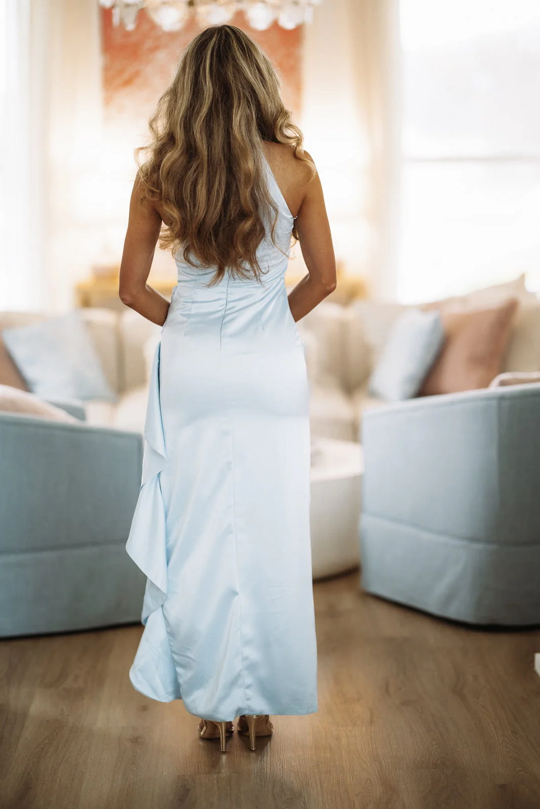 Move With Me Maxi Dress - Light Blue - Image 4