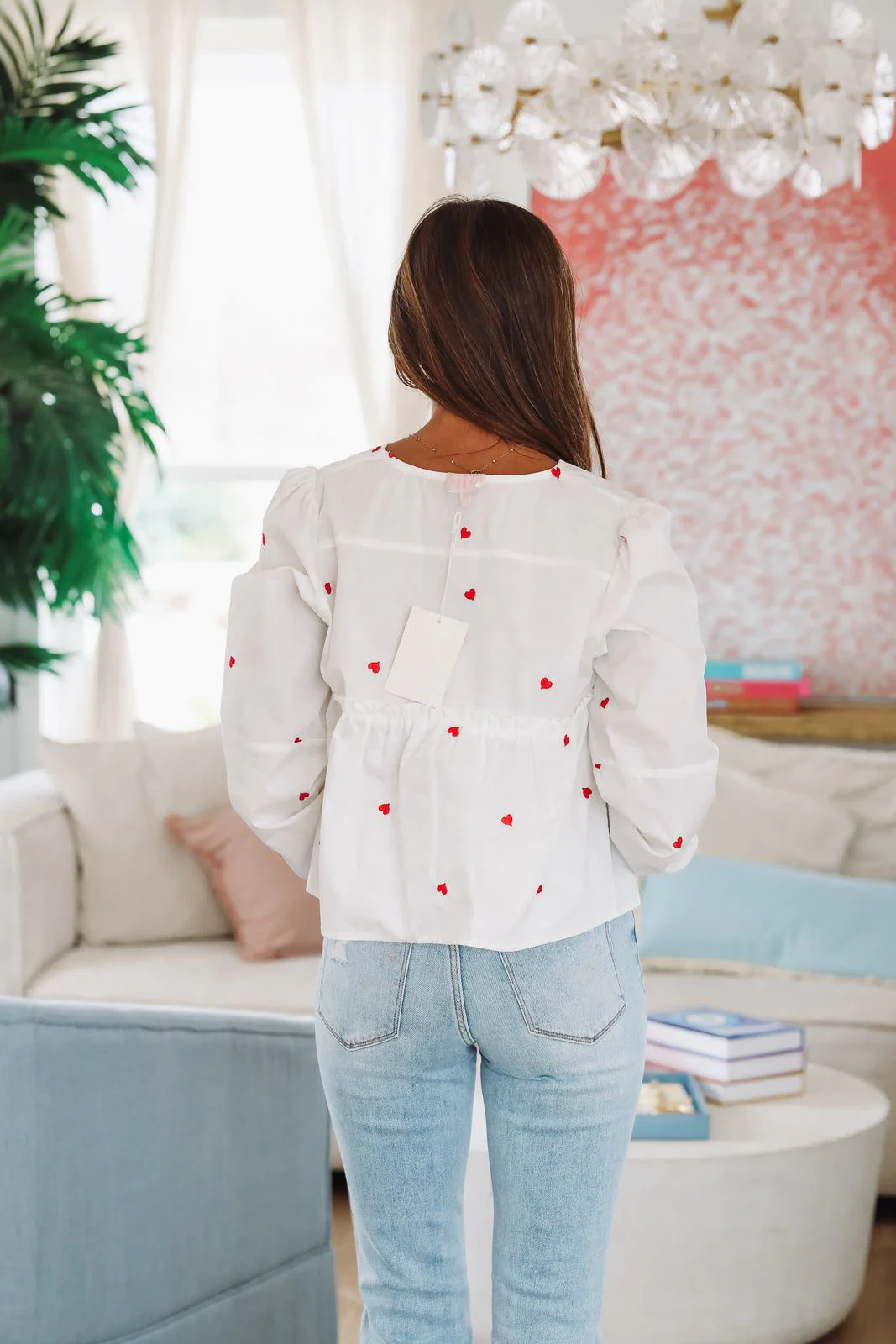 My Tiny Hearts Top - Ivory - Image 4