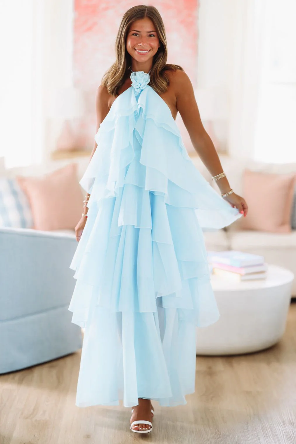 Mystic Blue Maxi Dress - Blue
