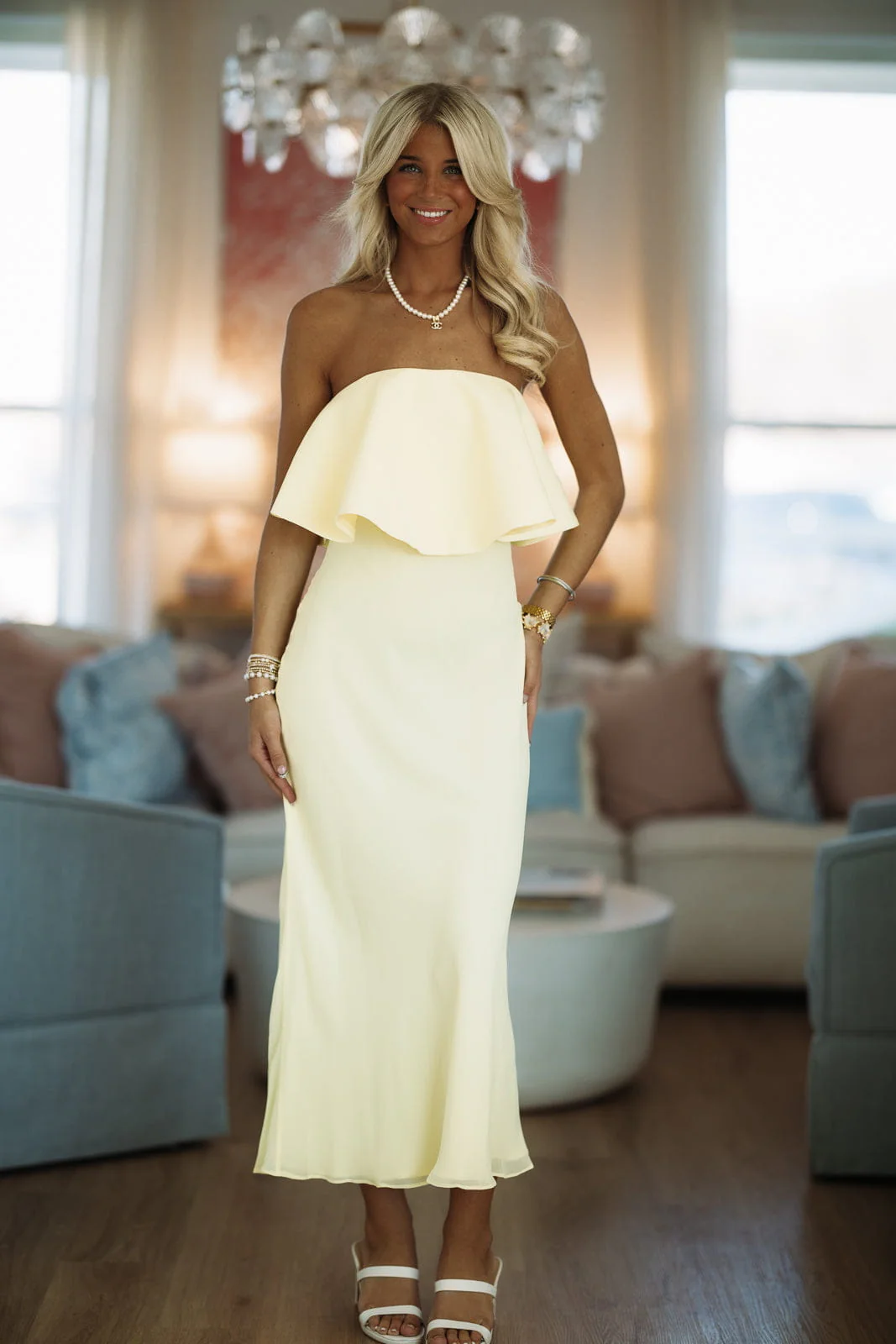 No Ordinary Love Maxi Dress - Yellow - Image 2
